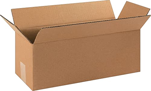 The Packaging Wholesalers 16 x 6 x 6 Inches Shipping Boxes, 25-Count (BS160606)