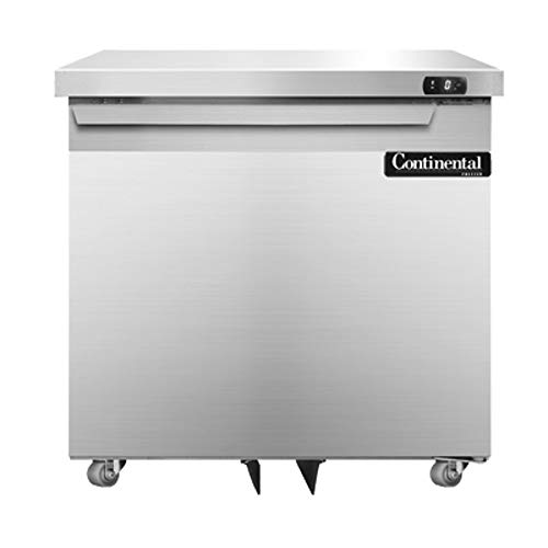 Continental Refrigerator SWF36-U Two Section Undercounter Freezer 36
