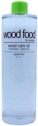 Wood Food Wood Care Oil - Protection for Wood & Bamboo Cutting Boards, Furniture, Flooring, Toys and Salad Bowls (Peppermint)
