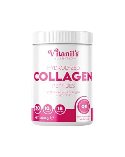 Vitanil's Hydrolyzed Collagen Peptides ve Nutrition Marine Collagen Shot Set