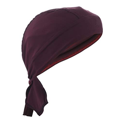 BISMAADH Stretch Lycra 4way Patka/Skull Cap Bandana - Cycling, Riding, Fashionable Helmet Liner Head Cap for Men & Women