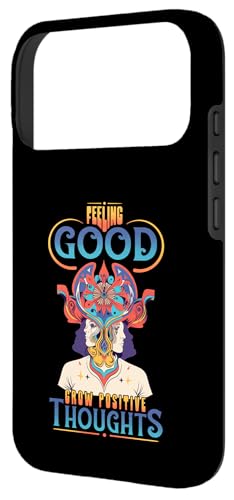 Se Sentir Bien Coque iPhone 17 Pro Graphique Psychédélique pour Protection Élégante et Personnalisation Unique