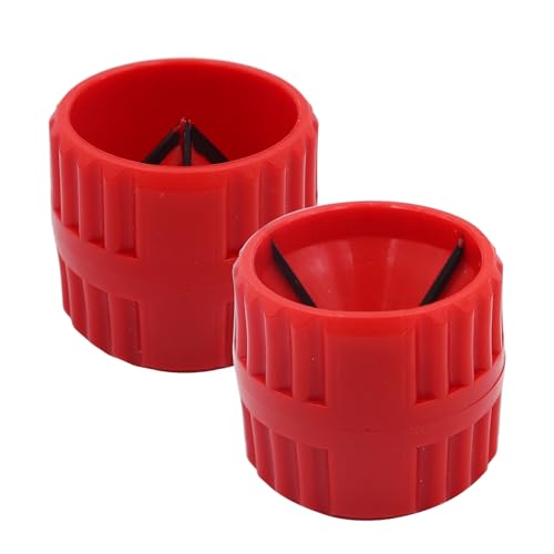 MIPIACE 2 Pezzi 2 In 1 Strumento Di Sbavatura Per Tubi Sbavatore Interno ed Esterno Sbavatore per Tubi Alesatore Universale per Tubi per Interno ed Esterno 5 mm-38 mm Tubo in Rame Tubo in Plastica