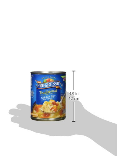 Image of Progresso Traditional, Chicken Rice with Vegetables Canned Soup, 19 oz. (Pack of 3)