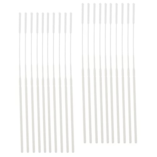 Hemobllo Palillos de limpieza para la boca y la nariz, 100 unidades de bastoncillos para la nariz