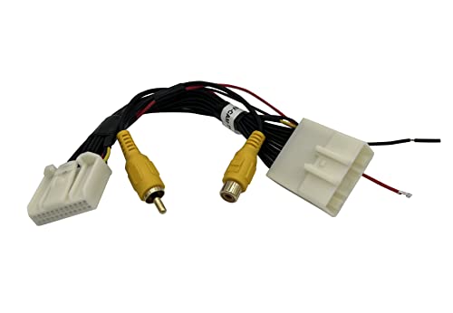 24PIN Reverse Backup Camera Car Stereo T-Harness for Rear View for Scion Toyota 4Runner Tacoma Highlander Sienna Add on Aftermarket Reverse Camera to Factory OEM Stereo Display Navigation image 4