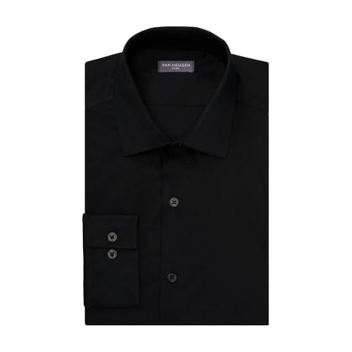Image of Van Heusen Men's Dress Shirt Slim Fit Ultra Wrinkle Free Flex Collar Stretch