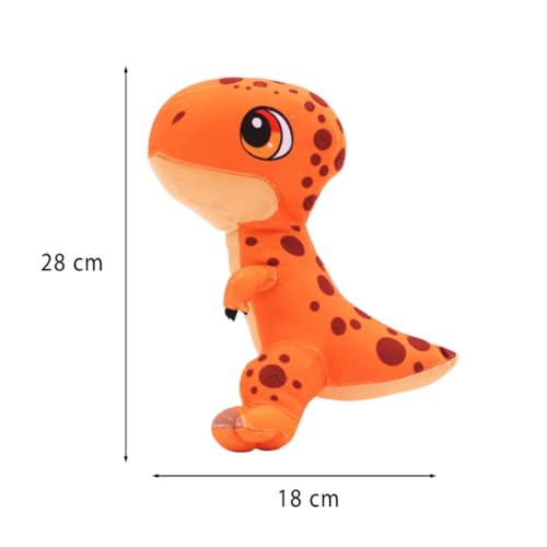 Image of Mutt of Course Jurassic T-Rex Squeaky Dog Toy | Dinosaur Interactive Plush for Pets Fun Chew Accessory