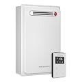 Natural Gas Tankless Water Heater, MIZUDO Outdoor Installation Max 5.1 GPM 120,000 BTU On Demand Hot Water Heater, CSA Certified Constant Temp High Power for 2-3 Fixtures Big Family or Business, Gen 2