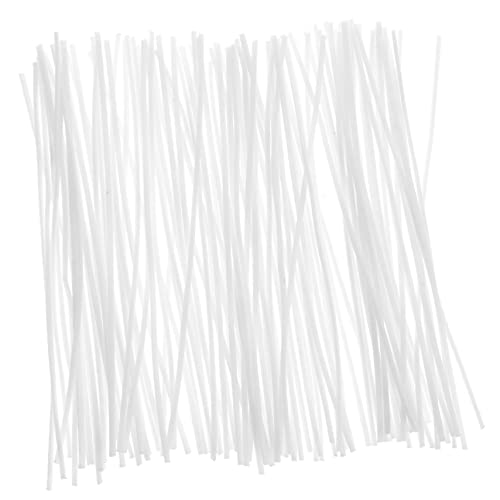 100 mechas planas para velas de algodón grueso
