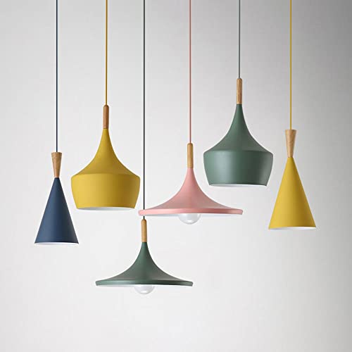 Suspension E27 Macaron Moderne - Lustre Industriel Réglable et Éclairage Économe - 6