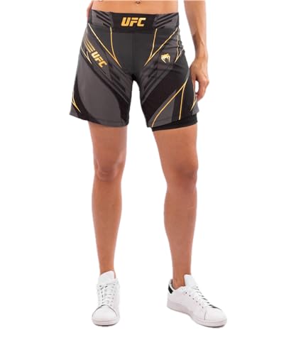 Venum UFC Authentic Fight Night Women's Shorts-Long Fit, Champion, X-Large Femme