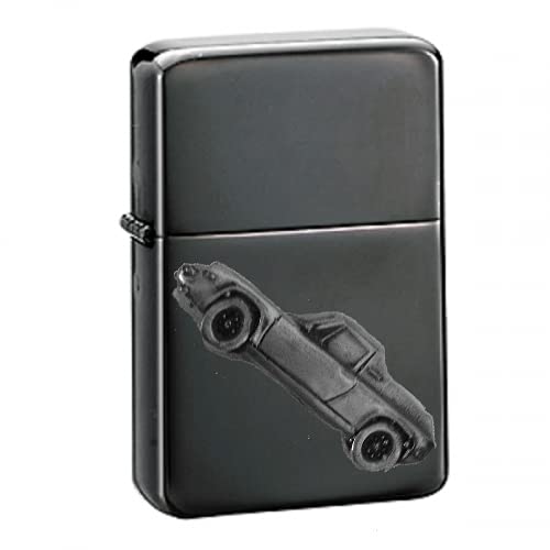Briquet à essence classique noir pour sorties en plein air et soirées British Car Europa