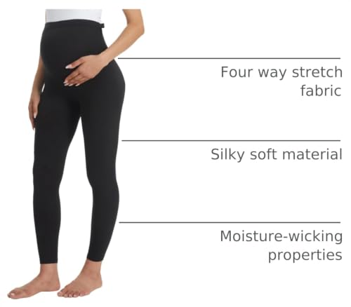 Image of Buttergene Maternity Leggings Buttery-Soft 28'' Maternity Yoga Pants