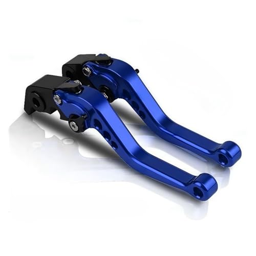 Motorrad Kupplungshebel Motorrad Einstellbare Bremse Kupplung Hebel Brems Griff Für Triumph Für Bonneville Für SE T100 2006-2015 Bremsgriff(Blue)