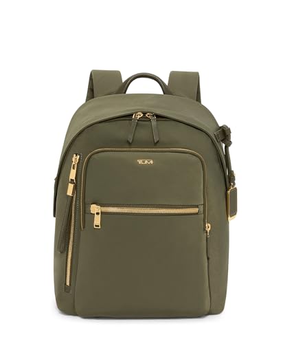 Image of Tumi Womens Halsey Backpack Olive One Size