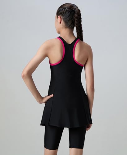 Image of Speedo Girl's Endurance 10 Racerback Swimdress with Boyleg