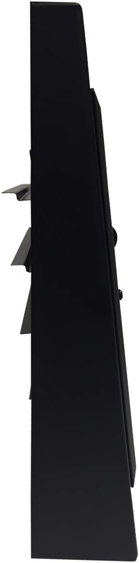 Vent Covers Unlimited Decorative Steel Black Gravity Baseboard Registers 10" x 8" (13" x 12" Overall)