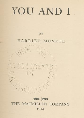 You and I, B0006AH336 Book Cover