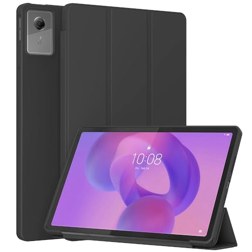 GUNPRIO Case for Lenovo Tab M9 9 Inch 2024/2023 (TB-310FU) / Tablet Nook 9 (2024) - Slim Lightweight Durable Trifold Stand Cover Supports Auto Wake/Sleep Black