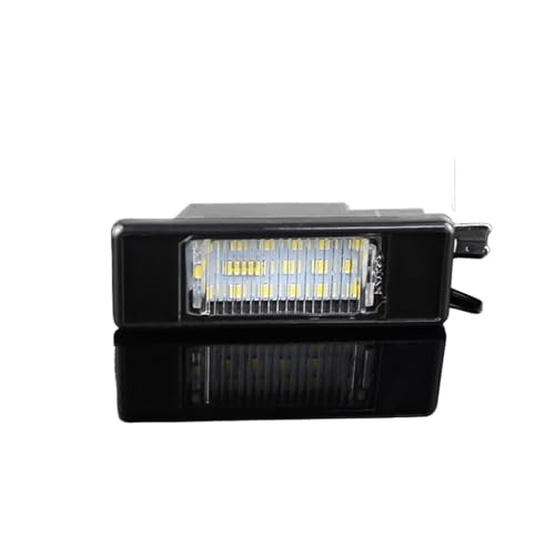 Luz LED Blanca for matrícula, sin Errores, 2 uds., for Nissan, X-Trail, T30 T31, Qashqai, J10 J11 Primera P12 Pathfinder R51 Juke F15 Luces LED para el Interior del Coche