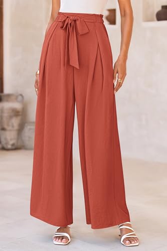 Image of PRETTYGARDEN Women's Palazzo Wide Leg Work Dress Pants