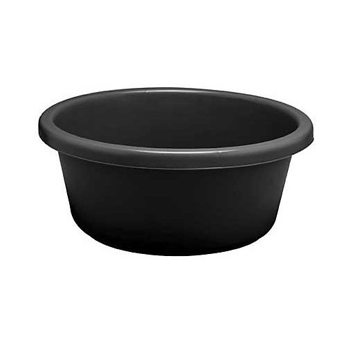 Fortiflex Feed Tub for Dogs/Cats and Horses, 6-Gallon, Black