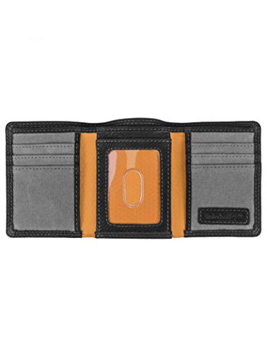 Timberland PRO mens Leather RFID Trifold Wallet With ID Window Wallet