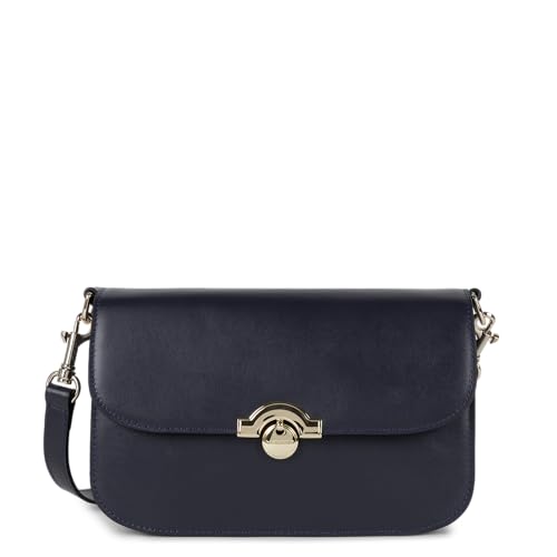 LANCASTER Sac trotteur Paris Médaille bleu foncé le sac compact et logeable