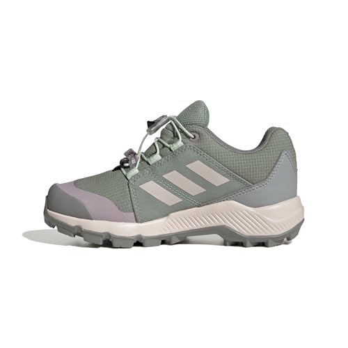 adidas Terrex Gore-TEX Hiking Shoes Kids Wanderschuhe, Silver Green/Linen...