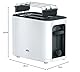 Braun HT 3010 WH Toaster | Doppelschlitz | Herausnehmbare Krümelschublade | Aufwärm- und Auftaufunktion | 7 Röstgrade | Separater Brötchenaufsatz | Weiß