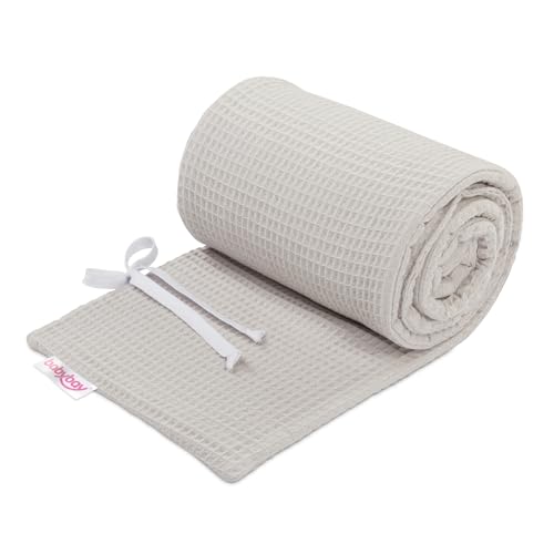 babybay Baby Kantenschutz Waffelpiqué (Made in EU) - Bettschutz in vielen...