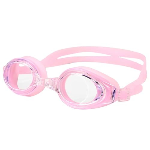 haetair Swimming Goggles For Men Women Professional Fit & Comfort Unisex Swim Glasses For Adults Anti-Fog Leak-Proof (Pink)