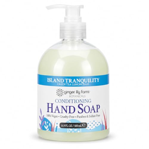 Image of Ginger Lily Farms Botanicals Hand Soap, 16.9oz, Island Tranquility