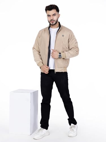 Image of Dollar Jacket For Men Casual Zipper Bomber For Winter