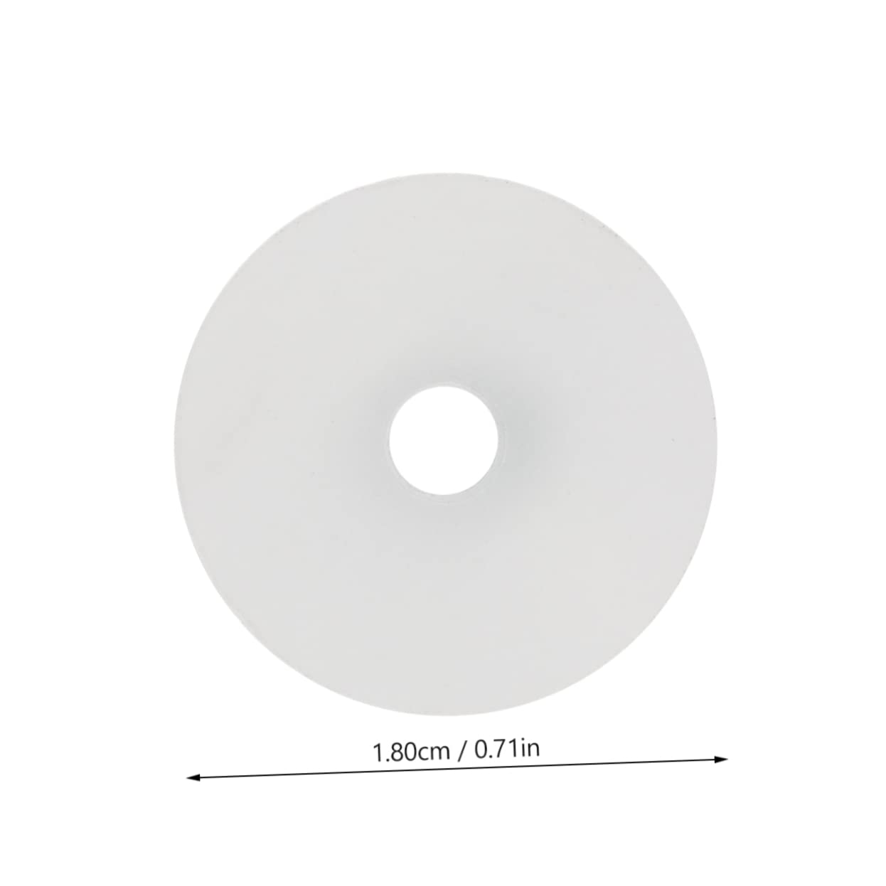 GOOHOCHY Bike Air Nozzle Glue Pad 1.8cm Fixing Sticker Rim Protection Cycling Air Nozzle Patch Tire Gasket for Bikes