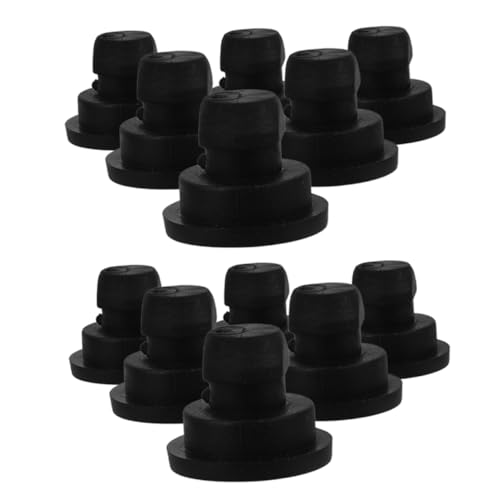 KALLORY 12Pcs Home Rice Cooker Rubber Protection Bumpers for Rice Cookers Pressure Cookers Nonslip Design Vibration Reduction Versatile Use for Kitchens and Restaurants