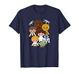 16STRW1040WA Star Wars Cute Kawaii Style Heroes Camiseta