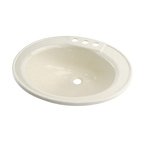 Lippert 209358 Better Bath RV Oval Lavatory Sink 17