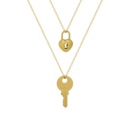 Collier mignon petit cadenas argent pour look punk chic quotidien