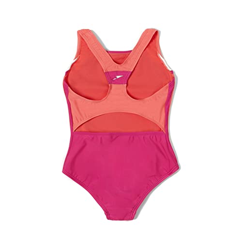 Image of Speedo Girl's Swimsuit One Piece Infinity Splice Thick Strap