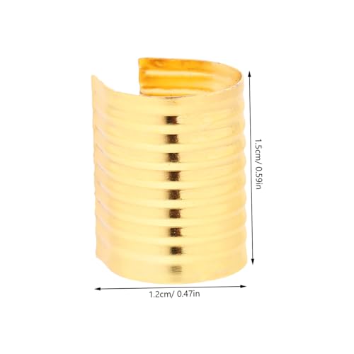 EXCEART 400 Unidades Fivela de clipe de corda pulseira de couro chaveiro couro peça clipes de corda