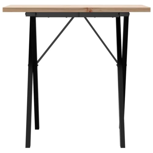 Table à manger avec structure en X : la solution gain de place pour vos repas dans les petits espaces