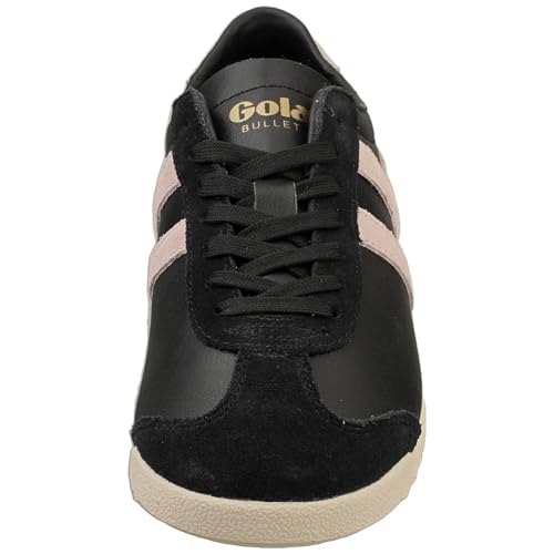 Gola Bullet Pure Womens Fashion Trainers in Black Rose3
