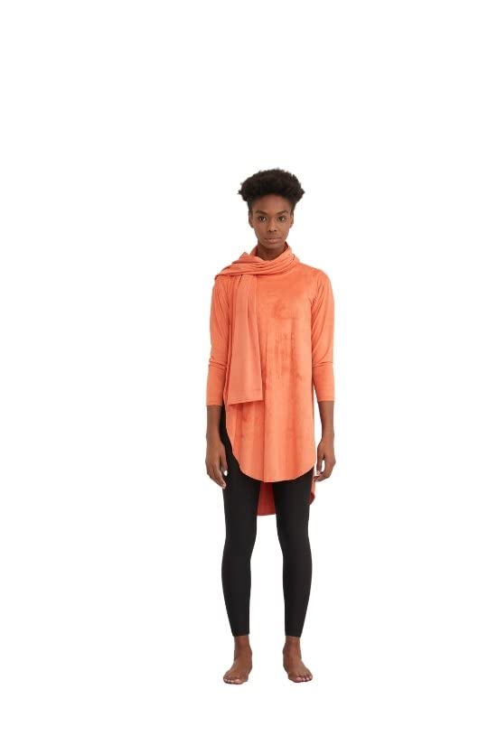 Wrapper Süet Şallı Tunik Tunik Kadın