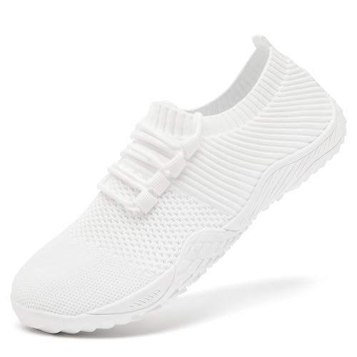 Womens Barefoot Shoes Running Tennis Non Slip Sneakers Gym Athletic Shoes Casual Comfortable Zero Drop Wide Toe Shoe