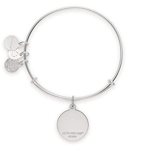Alex And Ani Women's Color Infusion It's A Boy Bangle Bracelet, Shiny Silver, Expandable #TOP1