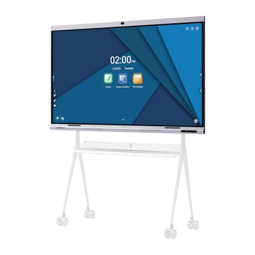 TIBURN 65' 4K UHD Smart Board with Auto-Framing Camera | Smart Whiteboard Interactive Touchscreen...