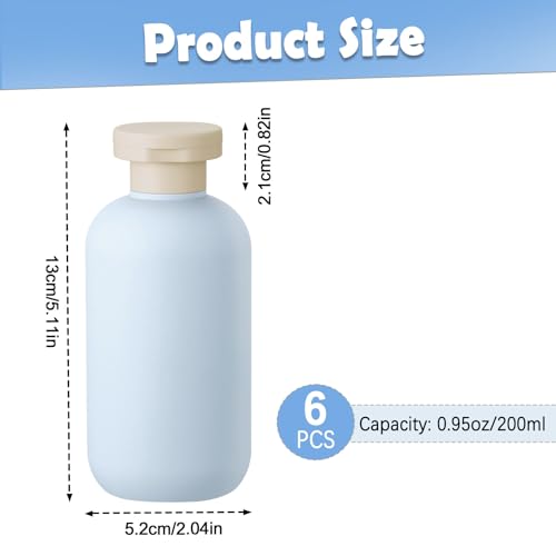Hejo 6 PCS Shampoo Travel Bottles - Image 2