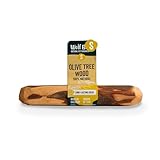 Wolf Belly - Jouet Chien Bois Olivier 100% Naturel (Taille S) Os à Macher pour Chien Longue Durée, Bâton Olivier Chien Calme Le Stress, Jeu Mastication Chien Réduit Le Tartre et la Plaque Dentaire